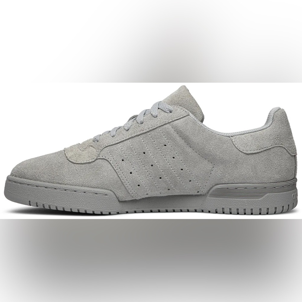 Yeezy Powerphase Adidas Gray Suede Sneakers - Picture 2 of 5